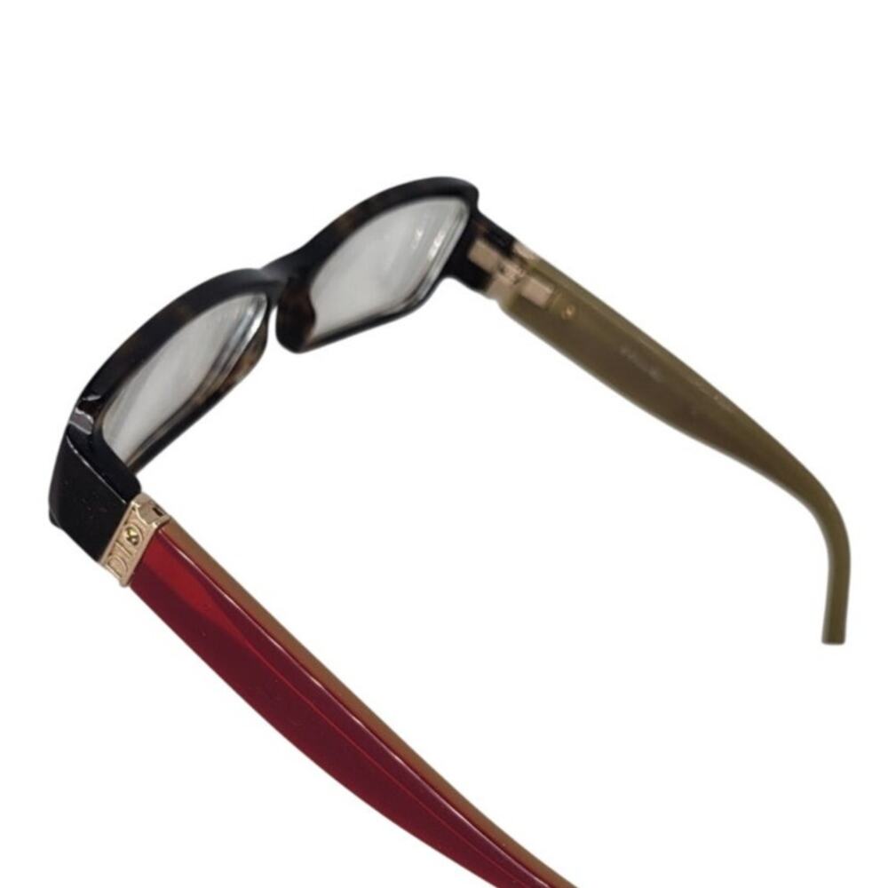 Christian Dior‎ Havana Red Eyeglasses Chic Designer Italy Frames